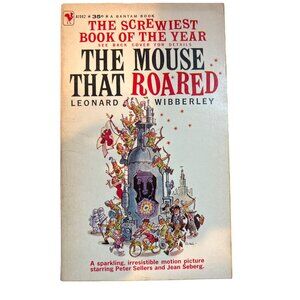 "The Mouse That Roared" Paperback Book By Leonard Wibberley Bantam Books 1955 Vi